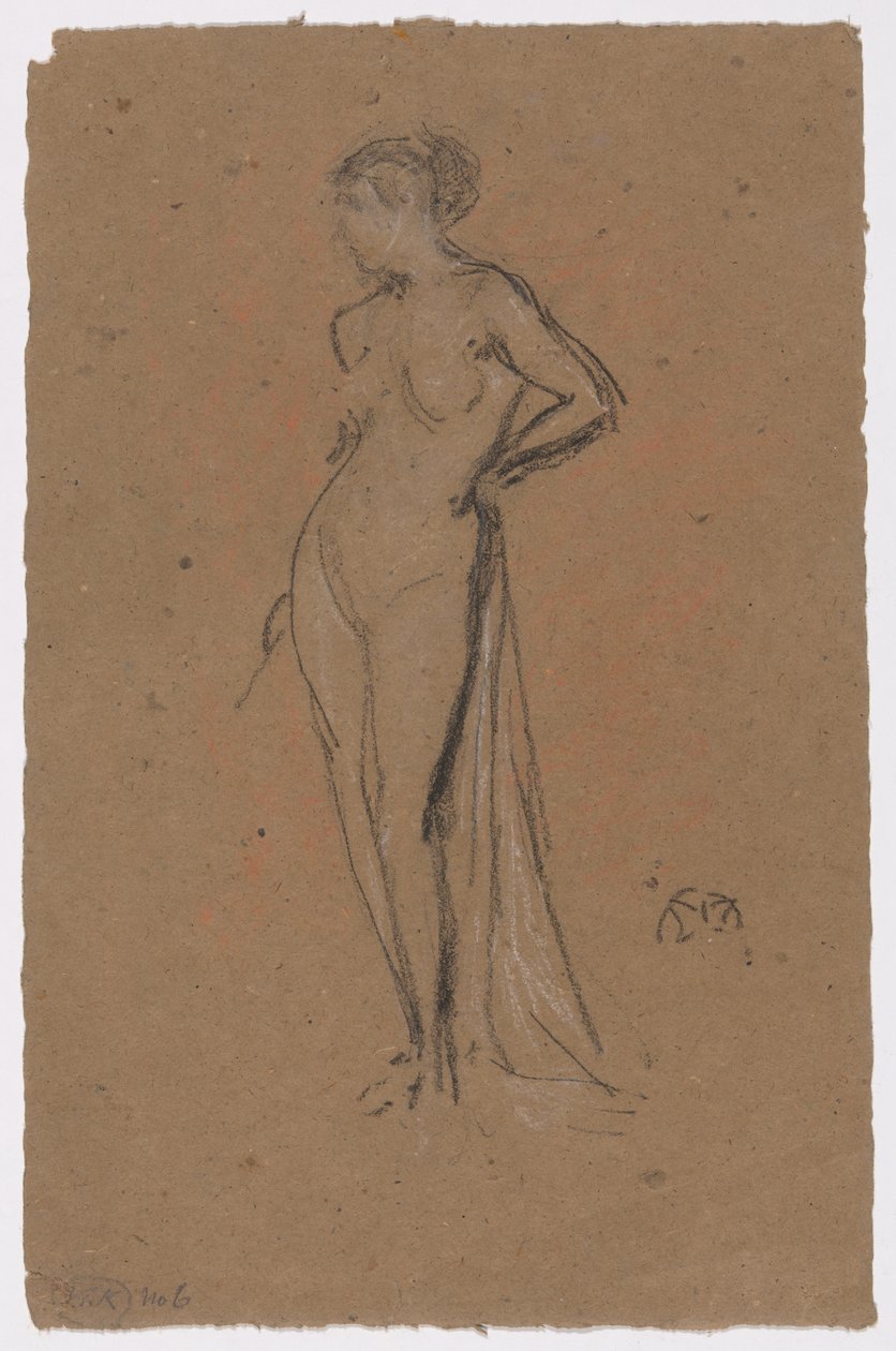 Een naaktfiguur door James McNeill Whistler
