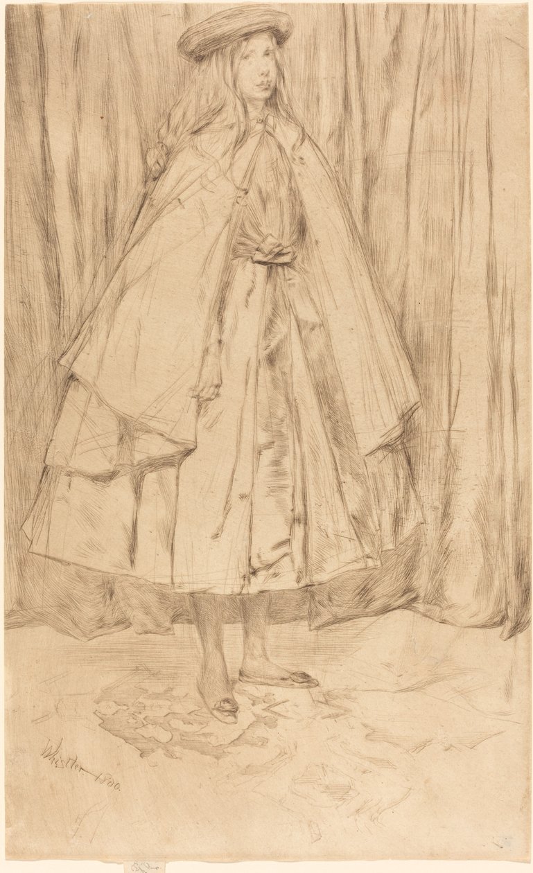 Annie Haden door James Abbott McNeill Whistler