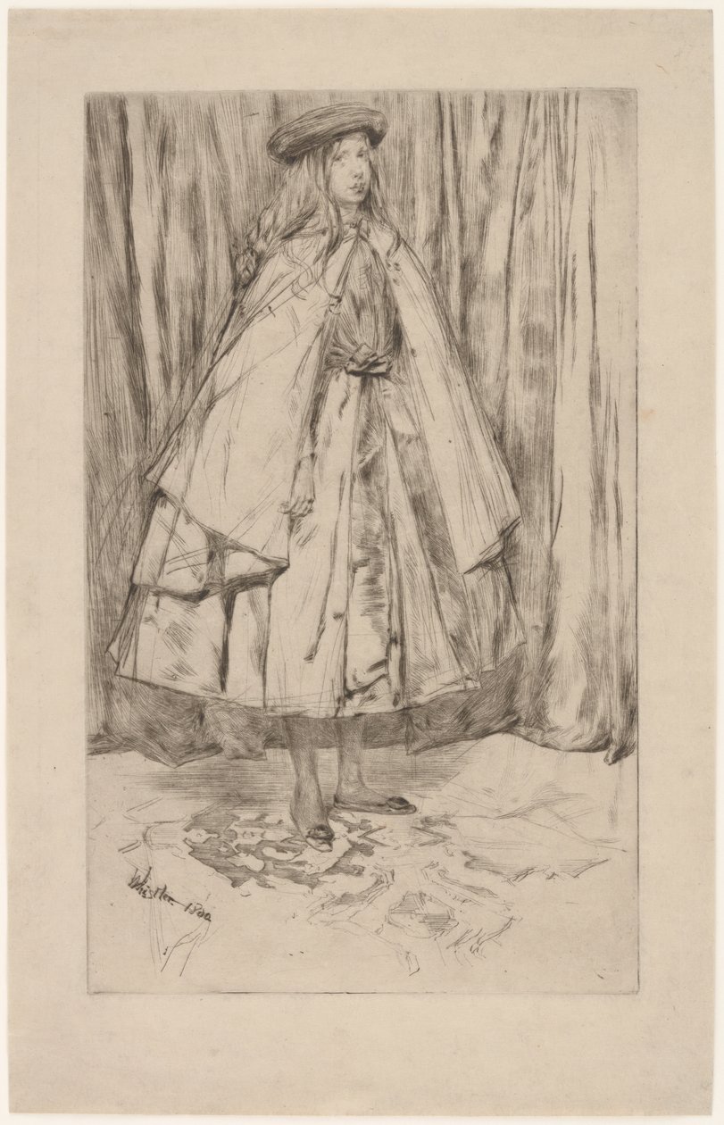 Annie Haden door James Abbott McNeill Whistler