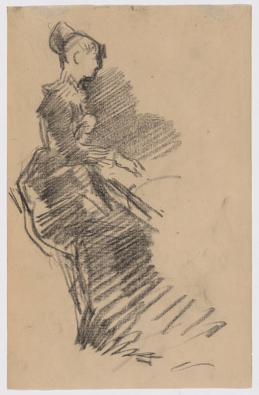 Aan de piano door James McNeill Whistler