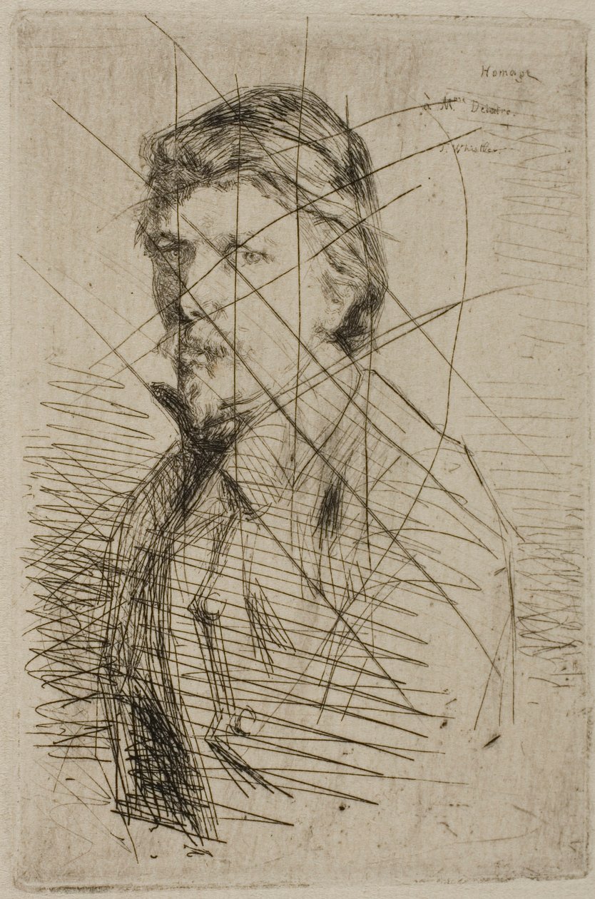 Auguste Delâtre, drukker door James McNeill Whistler