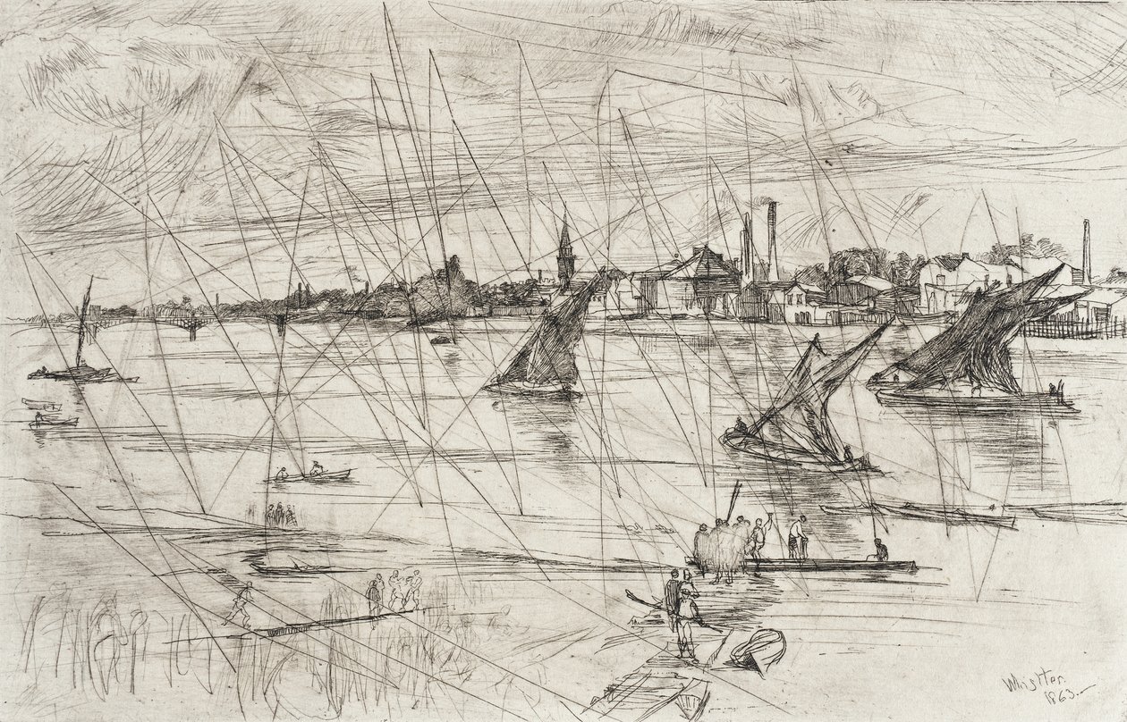 Battersea Reach door James McNeill Whistler