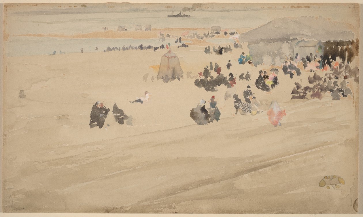 Strandtafereel door James McNeill Whistler