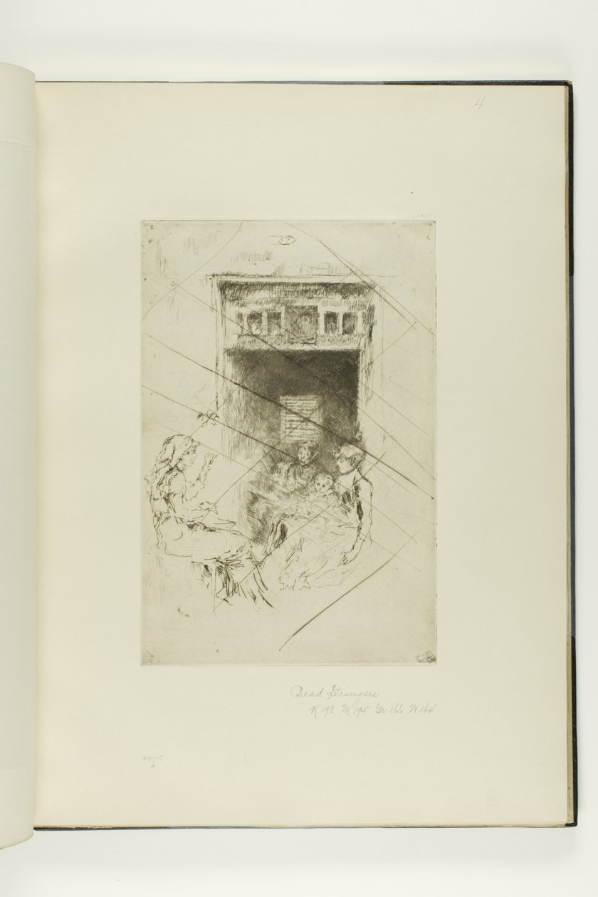 Kralenrijgers door James McNeill Whistler
