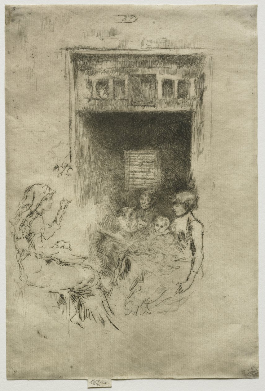 Kralenrijgers door James McNeill Whistler
