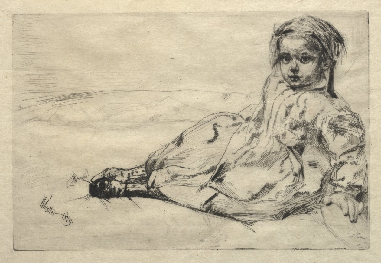 Bibi Valentin door James McNeill Whistler