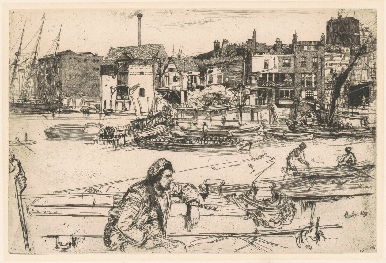 Kade van de Zwarte Leeuw door James McNeill Whistler