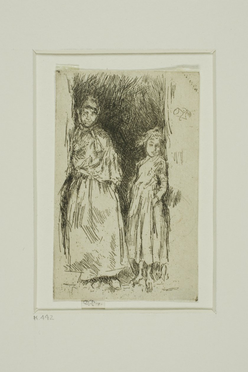 Bohemiens door James Abbott McNeill Whistler