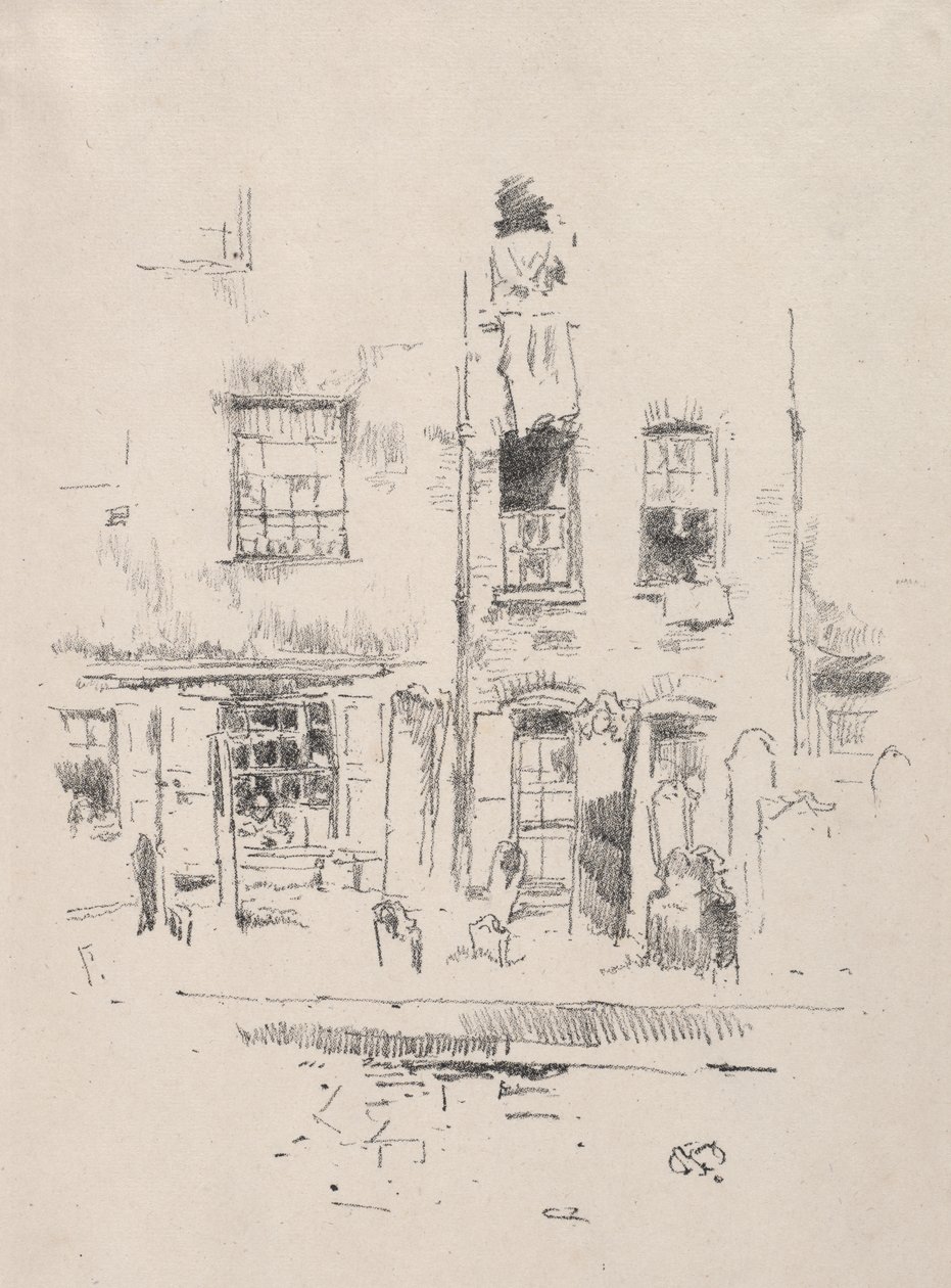 Kerkhof door James McNeill Whistler