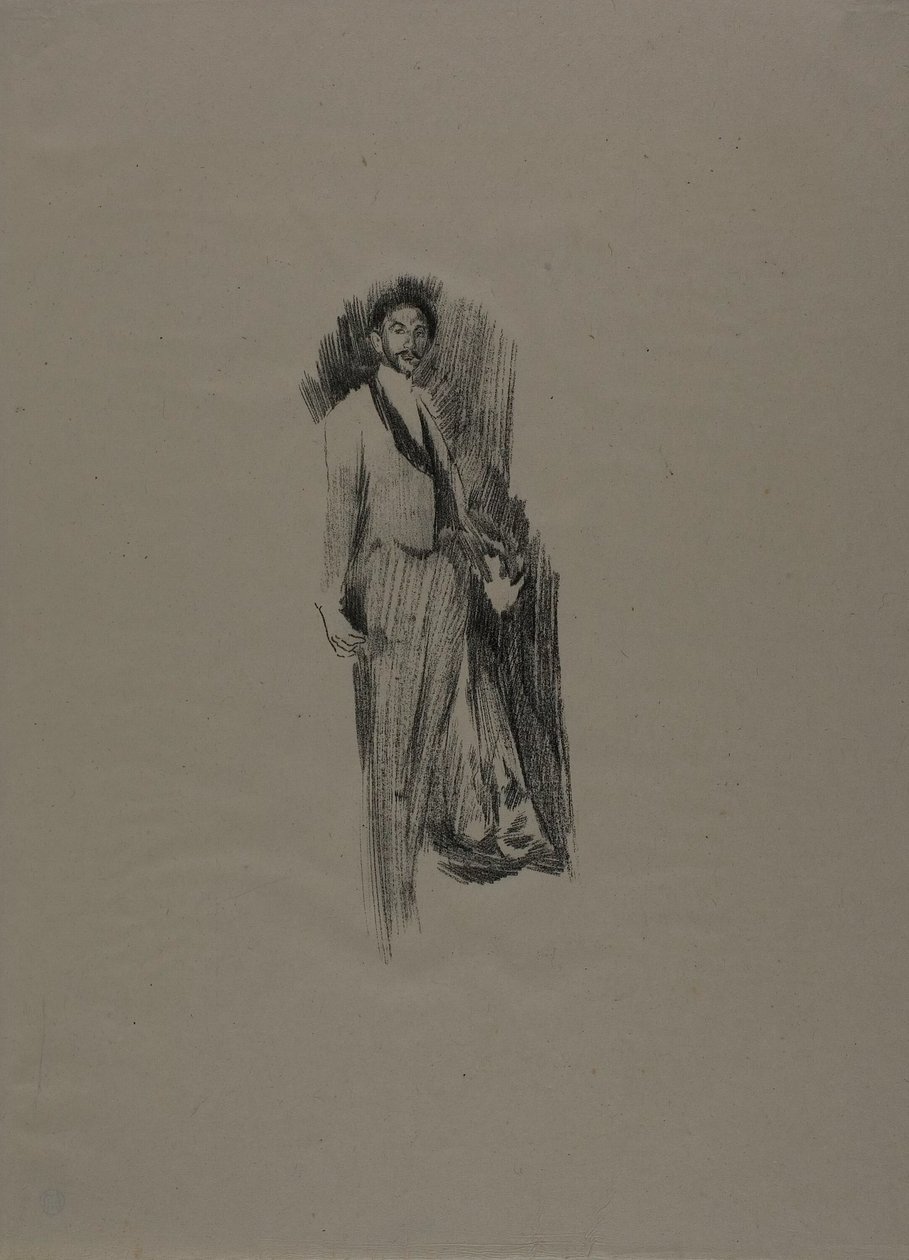 Graaf Robert de Montesquiou, nr. 2 door James Abbott McNeill Whistler