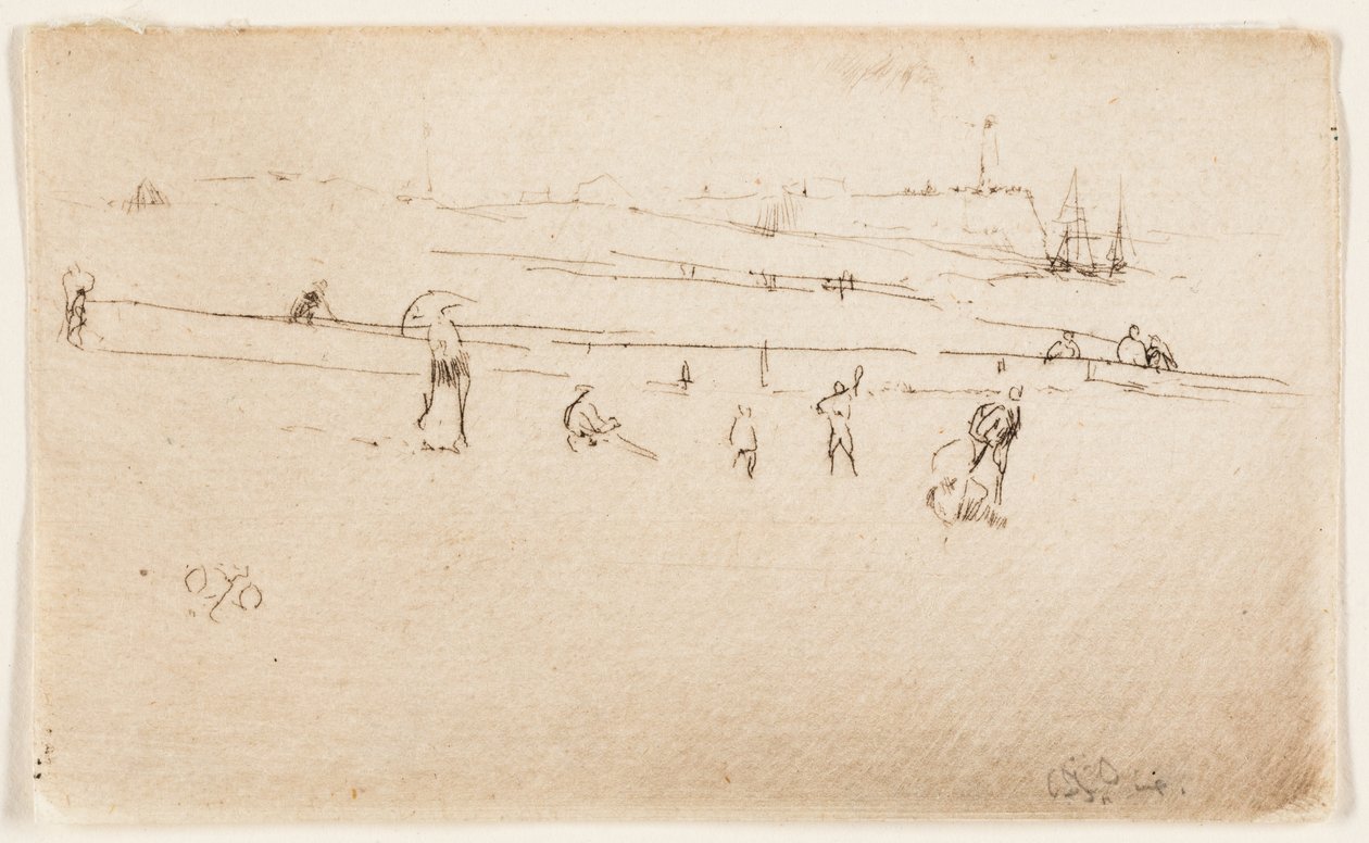 Dieppe door James McNeill Whistler