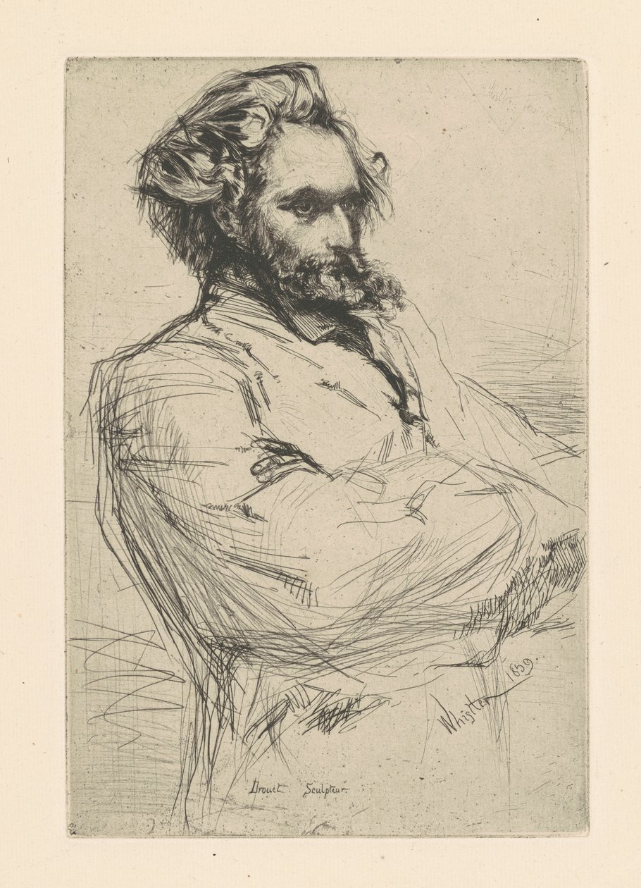 Drouet door James Abbott McNeill Whistler