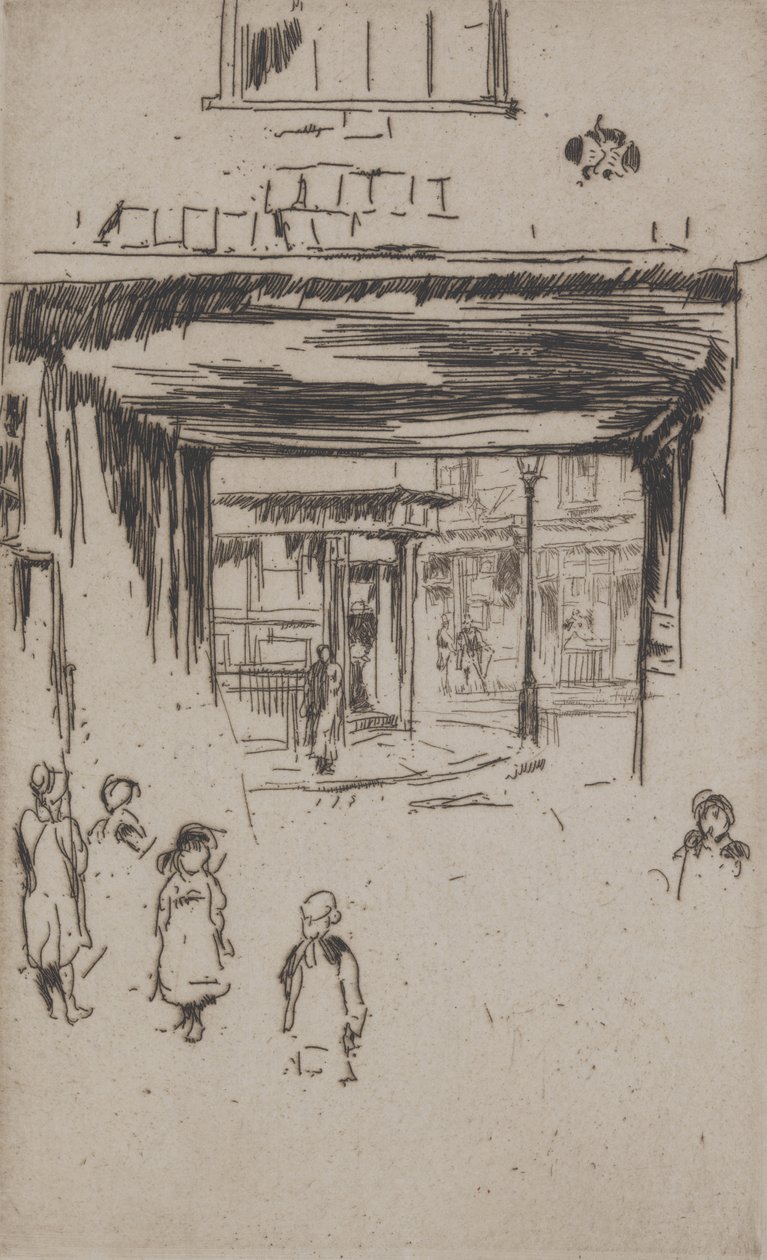 Drury Lane door James McNeill Whistler