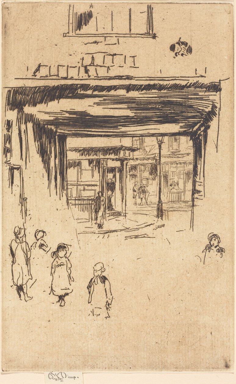 Drury Lane door James McNeill Whistler