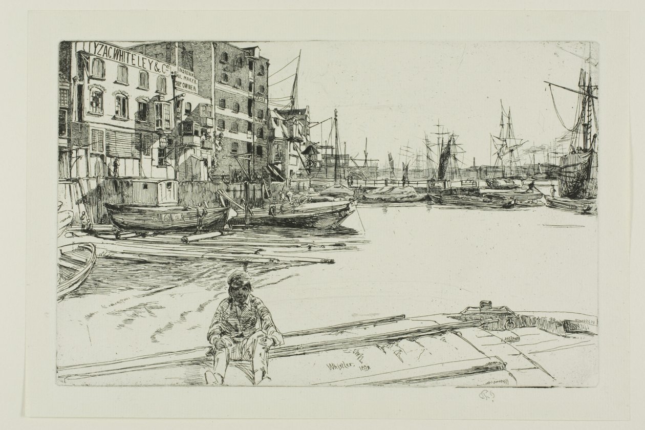 Eagle Wharf door James Abbott McNeill Whistler