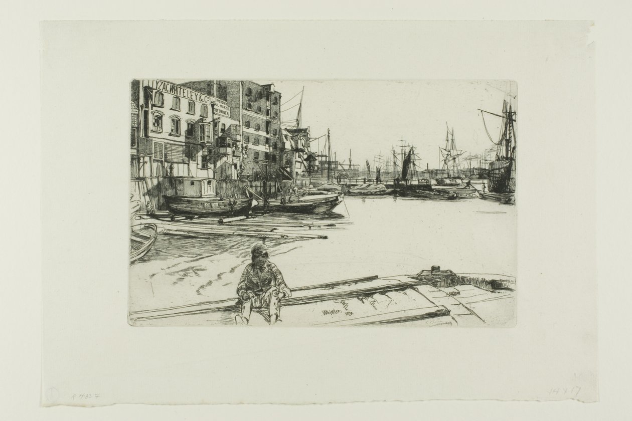 Eagle Wharf door James Abbott McNeill Whistler
