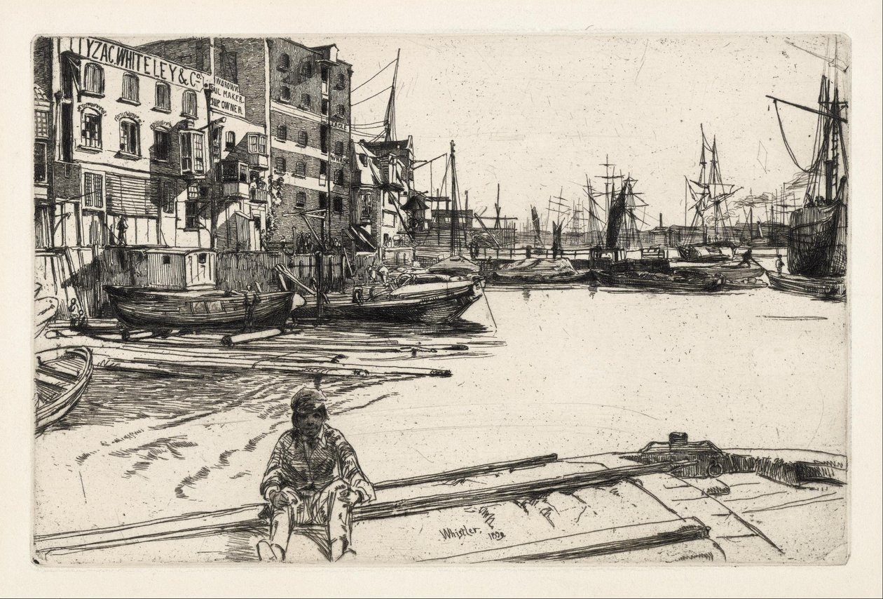 Adelaarskade door James McNeill Whistler