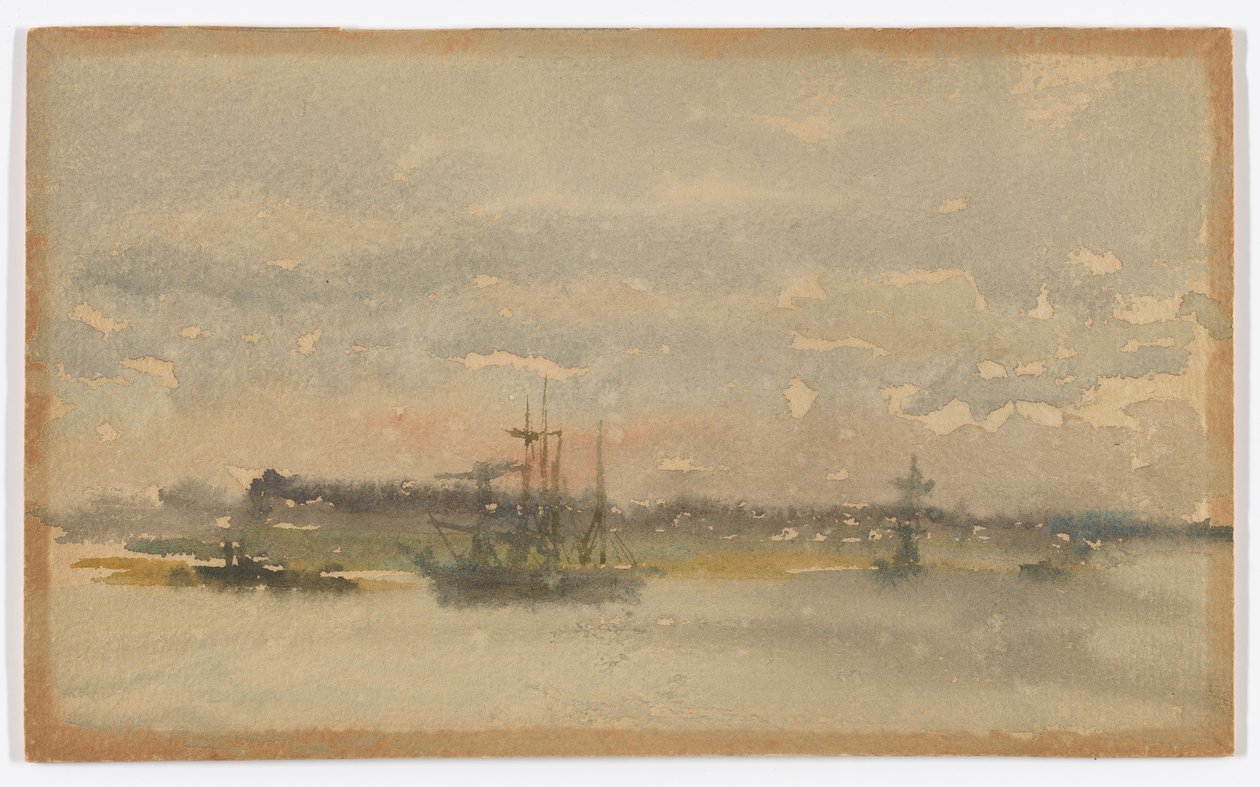 Erith–Avond door James Abbott McNeill Whistler