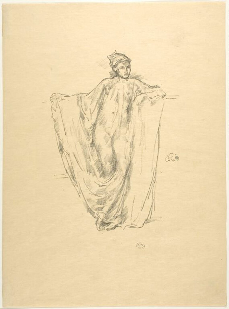 Figuur Studie door James McNeill Whistler