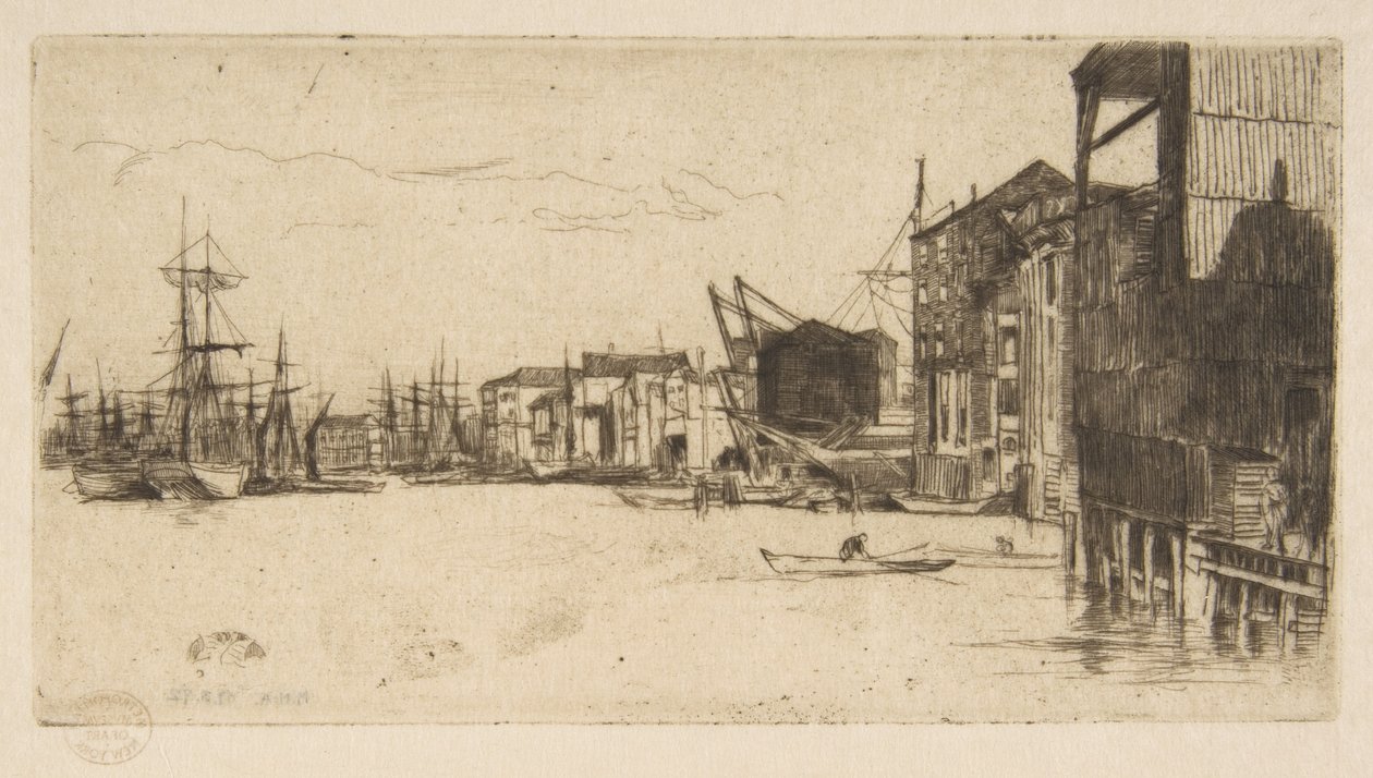 Kade voor vrije handel door James McNeill Whistler