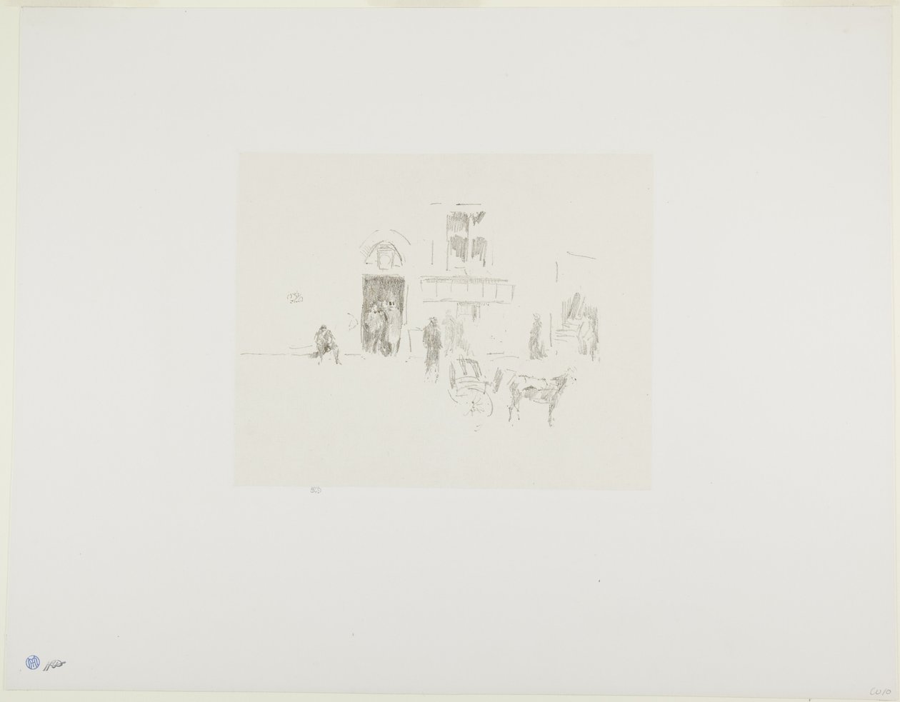 Gaiety toneeldeur door James Abbott McNeill Whistler