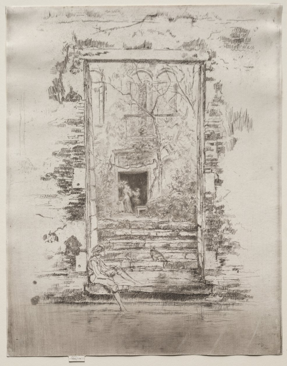 De tuin door James McNeill Whistler