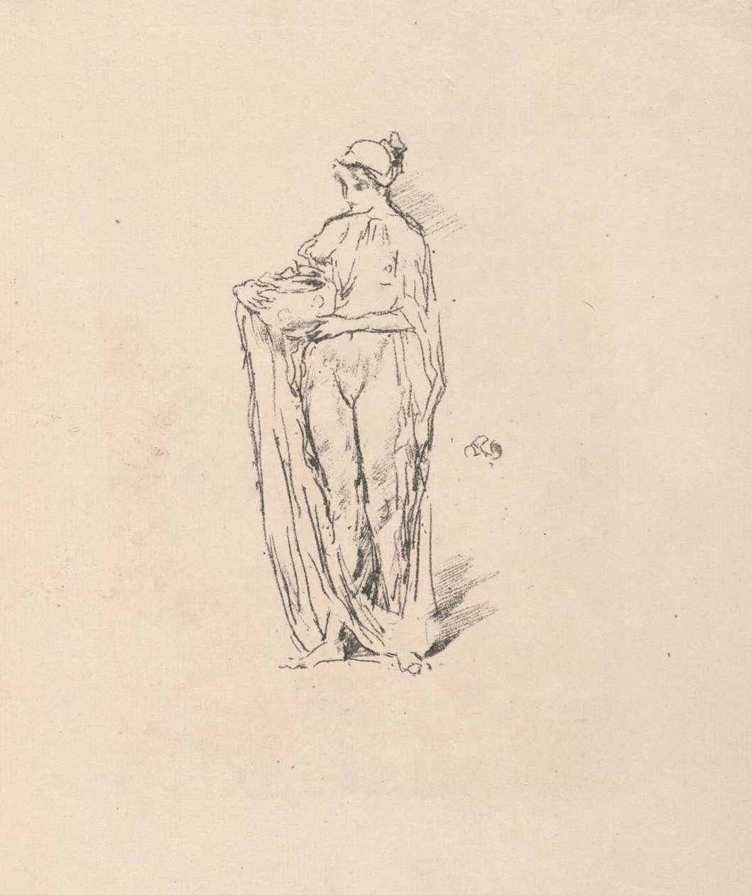 Meisje met een kom door James McNeill Whistler