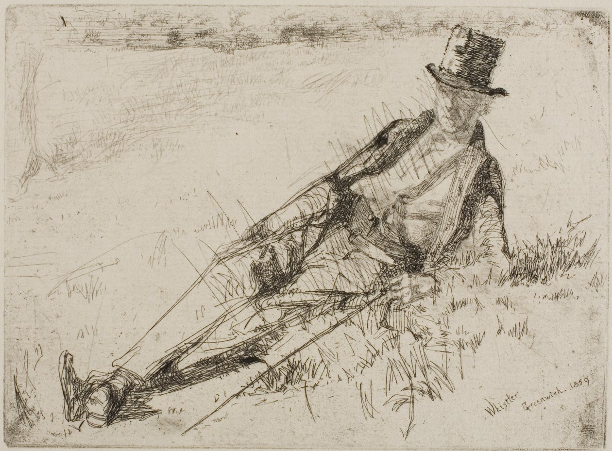 Greenwich Gepensioneerde door James Abbott McNeill Whistler