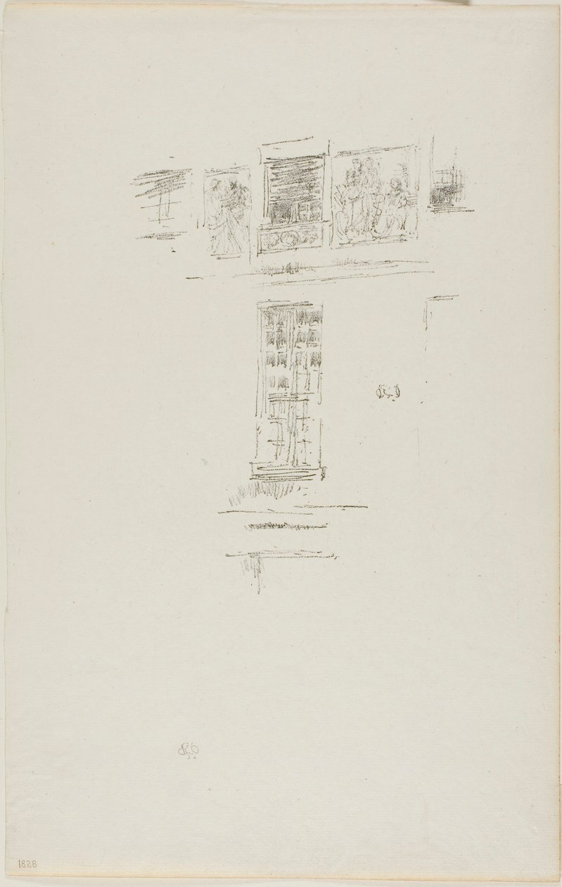 Hôtel Colbert, ramen door James McNeill Whistler