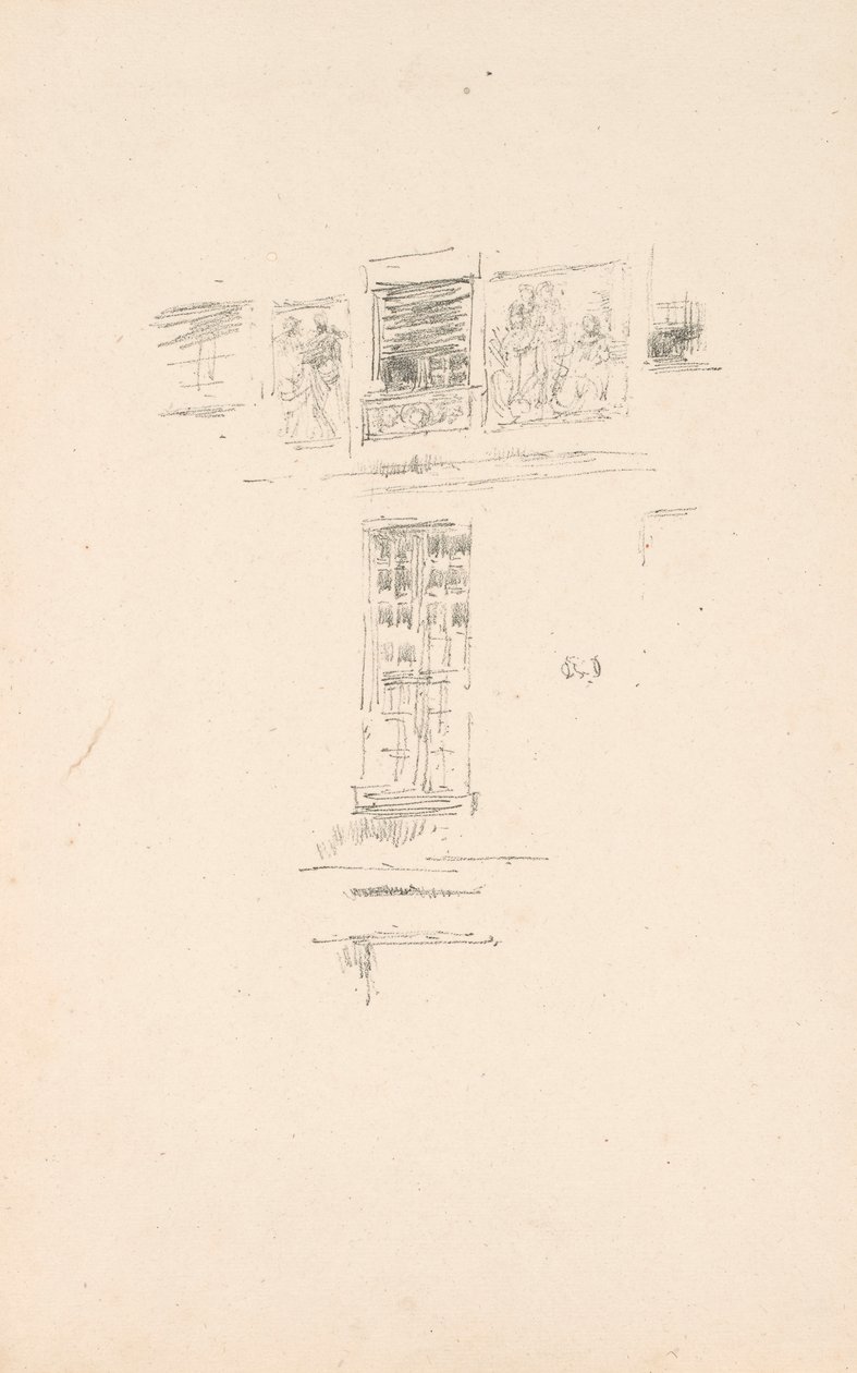 Hotel Colbert, Ramen door James McNeill Whistler
