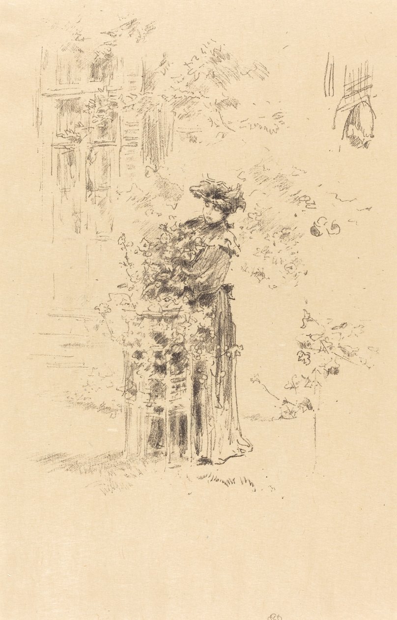 La Belle Jardinière door James Abbott McNeill Whistler