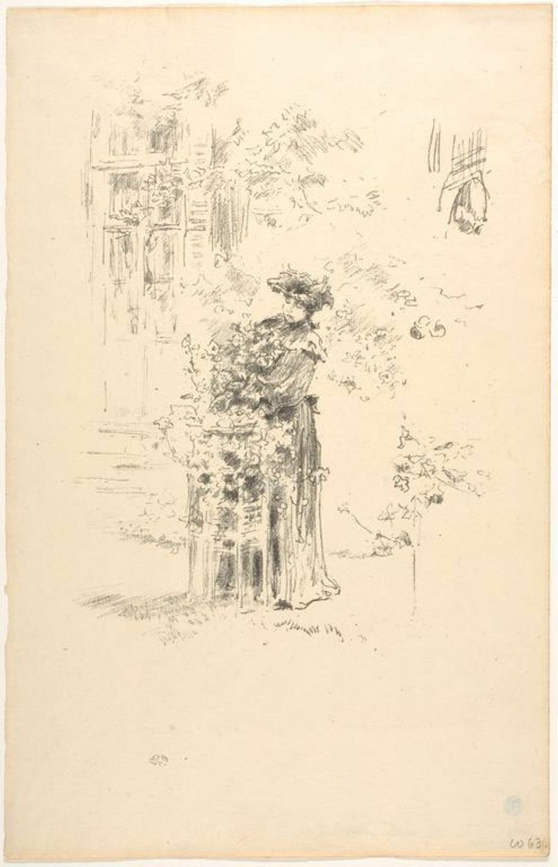 La Belle Jardinière door James Abbott McNeill Whistler