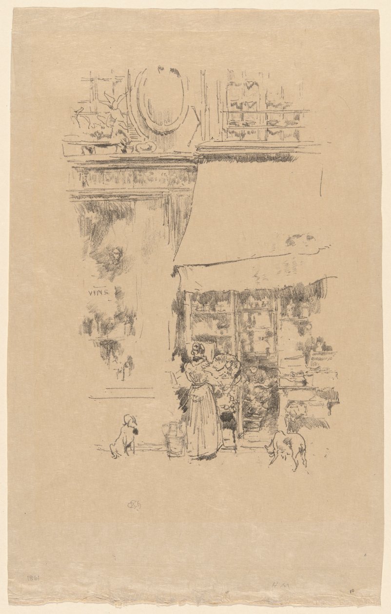 La Fruitière de la rue de Grenelle door James McNeill Whistler