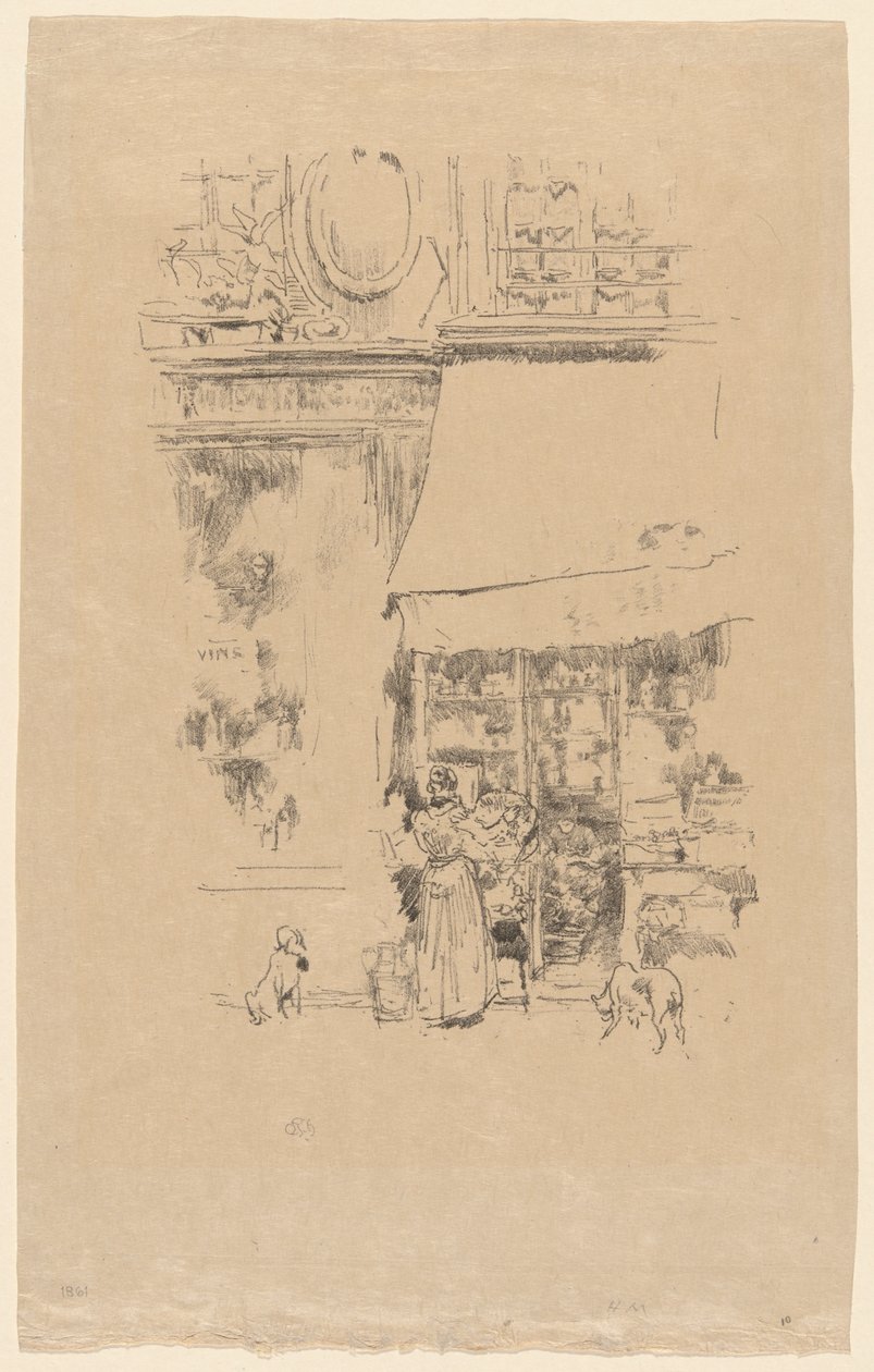 La Fruitière de la rue de Grenelle door James Abbott McNeill Whistler