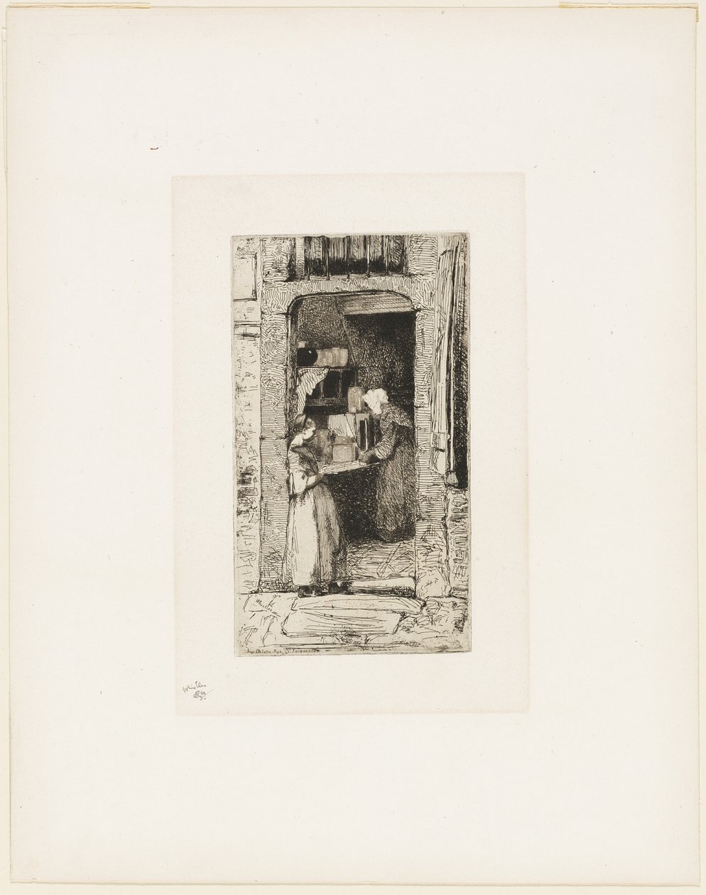 La Marchande de Moutarde (De mosterdverkoper) door James Abbott McNeill Whistler