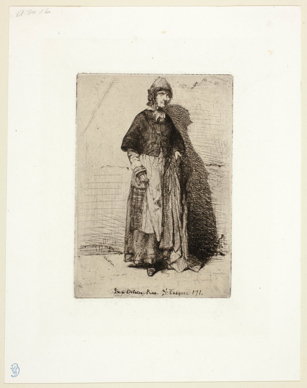 La Mère Gérard door James McNeill Whistler