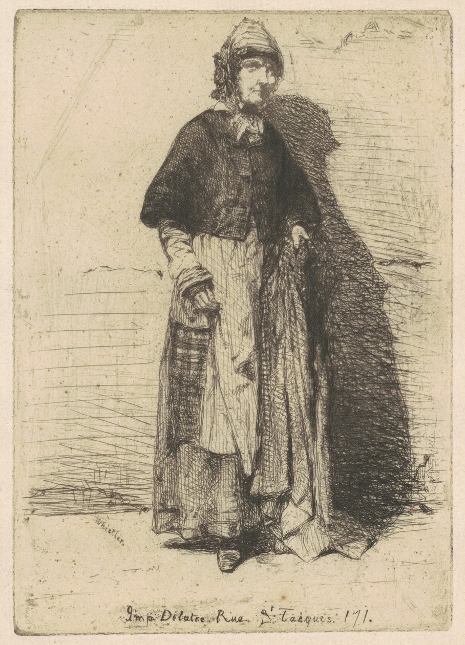 Moeder Gérard door James McNeill Whistler