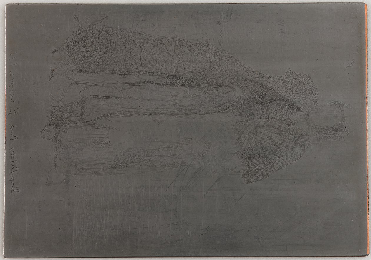 La Mere Gerard. Een van de <em>Twaalf Etsen uit de Natuur</em> door James Abbott McNeill Whistler