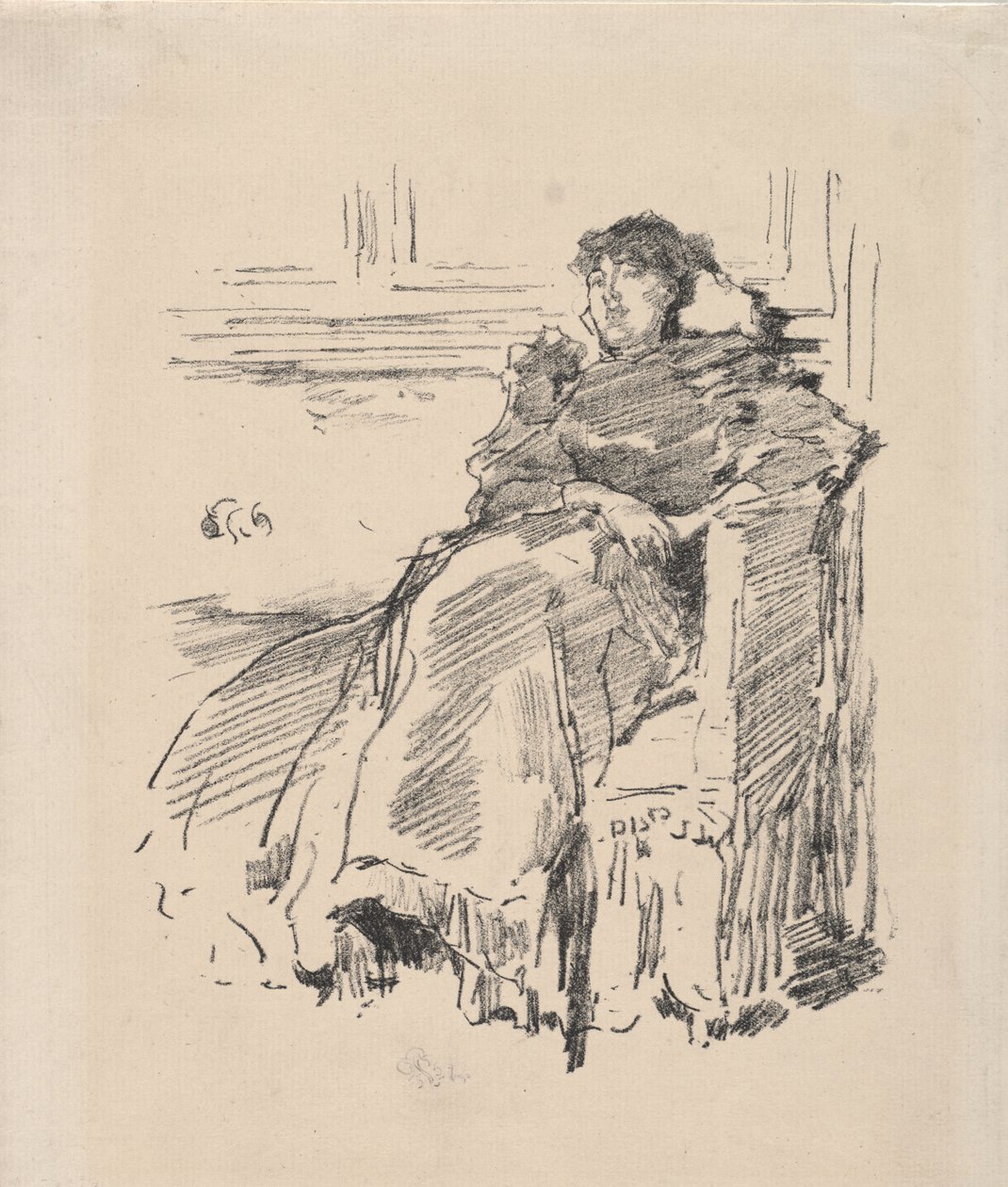 De rode jurk door James McNeill Whistler
