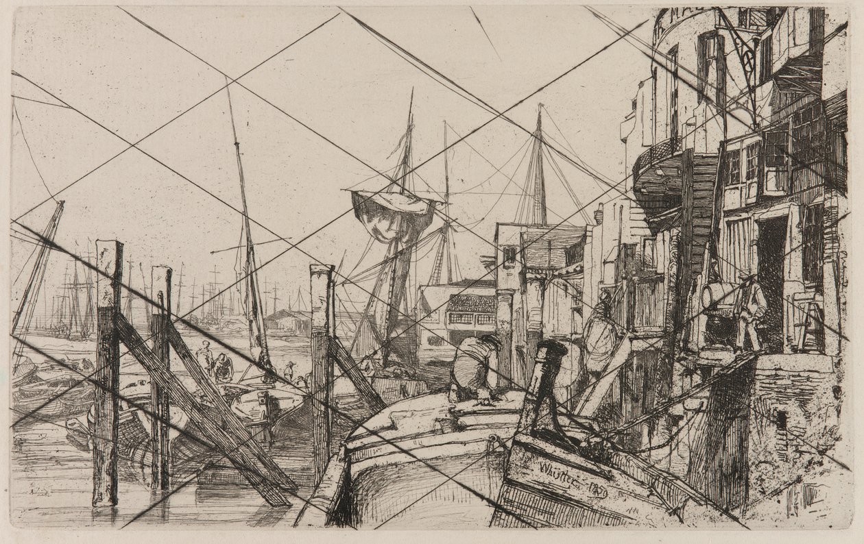Limehouse door James Abbott McNeill Whistler
