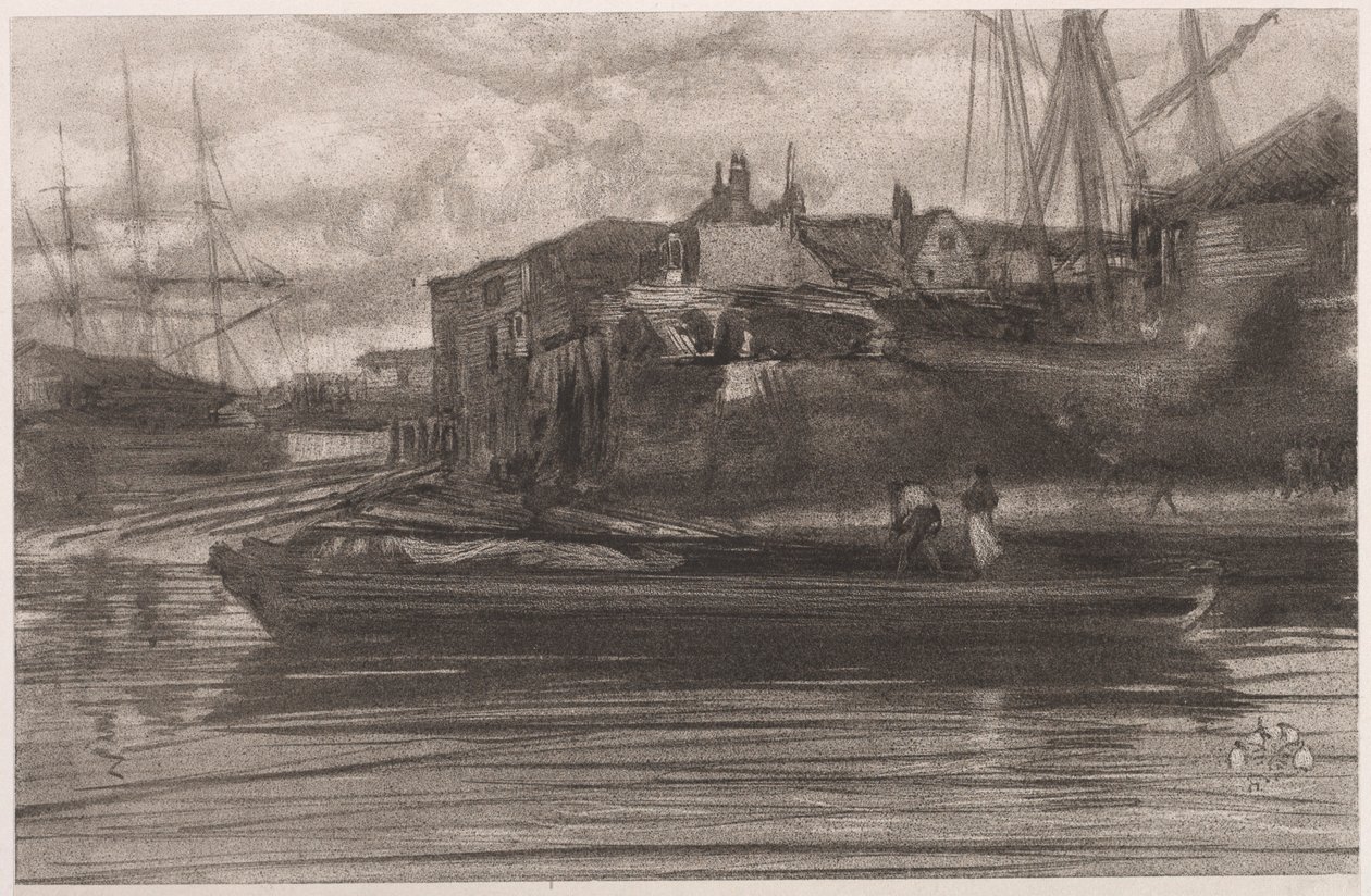 Limehouse door James McNeill Whistler