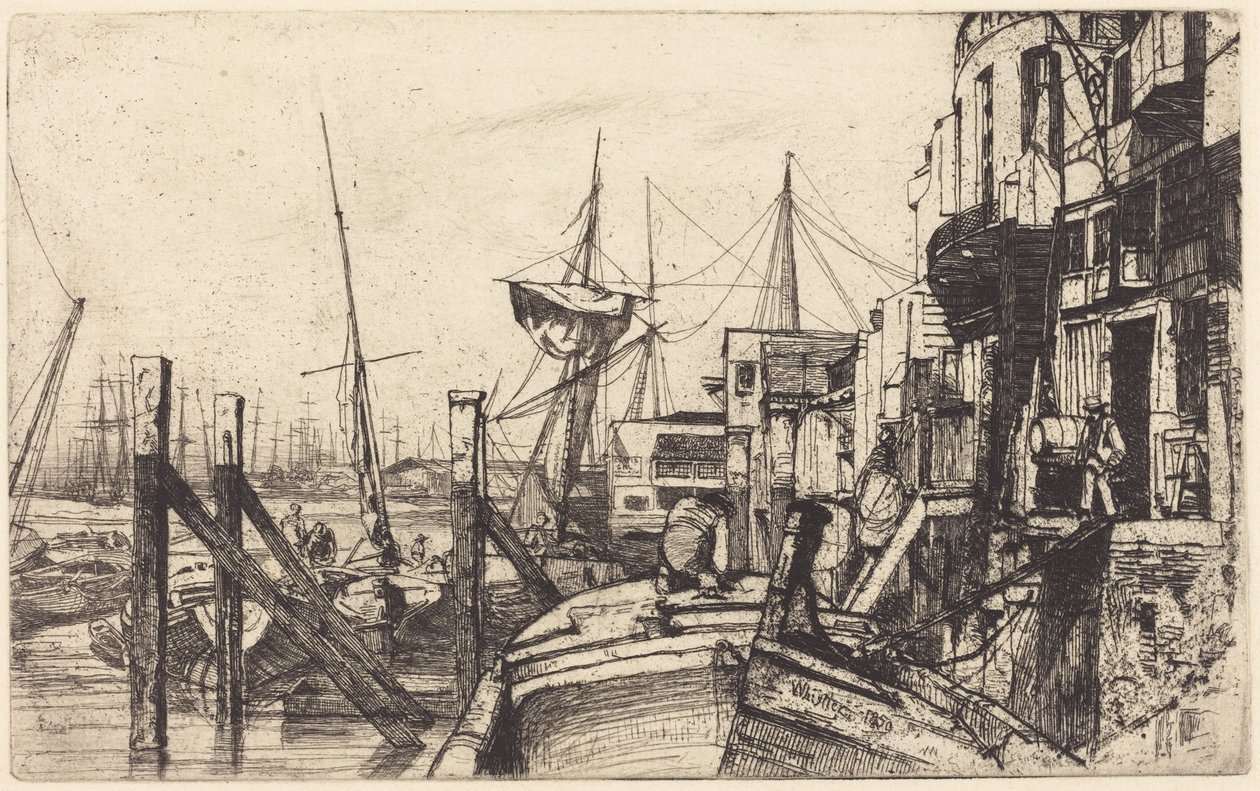 Limehouse door James McNeill Whistler