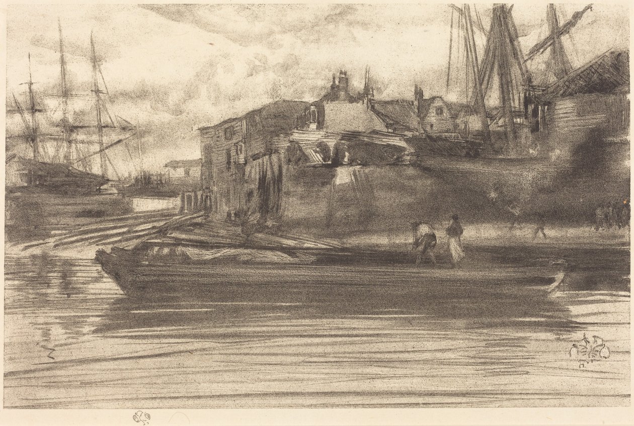 Limehouse door James McNeill Whistler