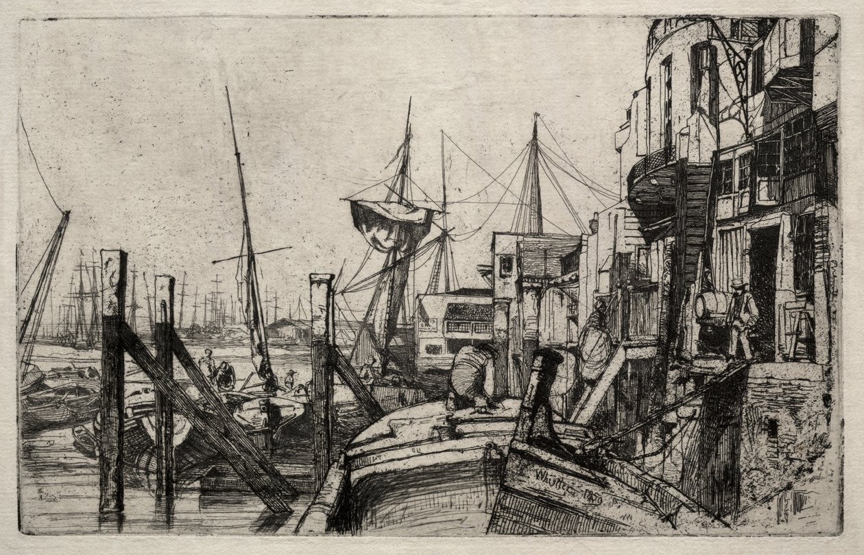 Limehouse door James McNeill Whistler