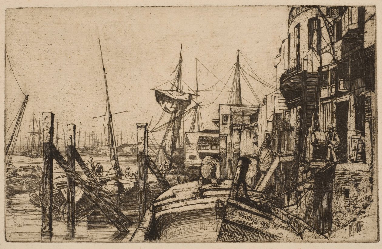 Limehouse door James McNeill Whistler