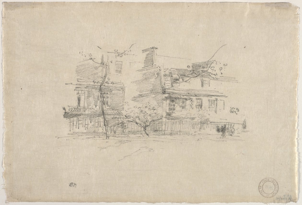 Lindsay Row, Chelsea door James McNeill Whistler