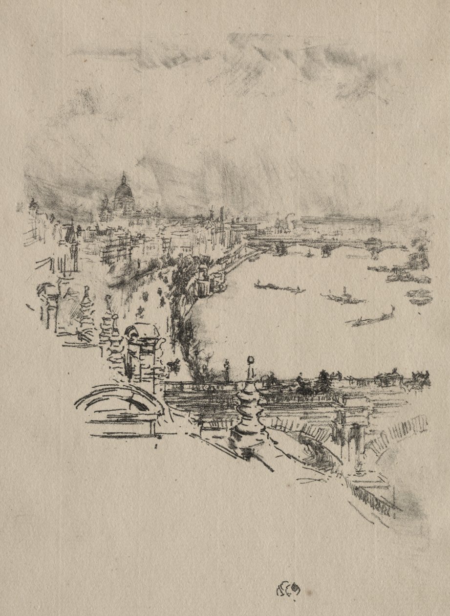 Klein Londen door James McNeill Whistler
