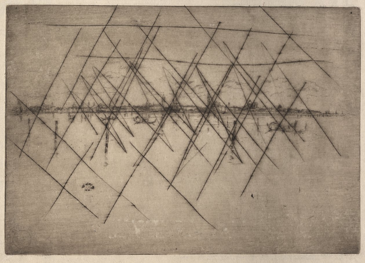 Klein Venetië door James McNeill Whistler