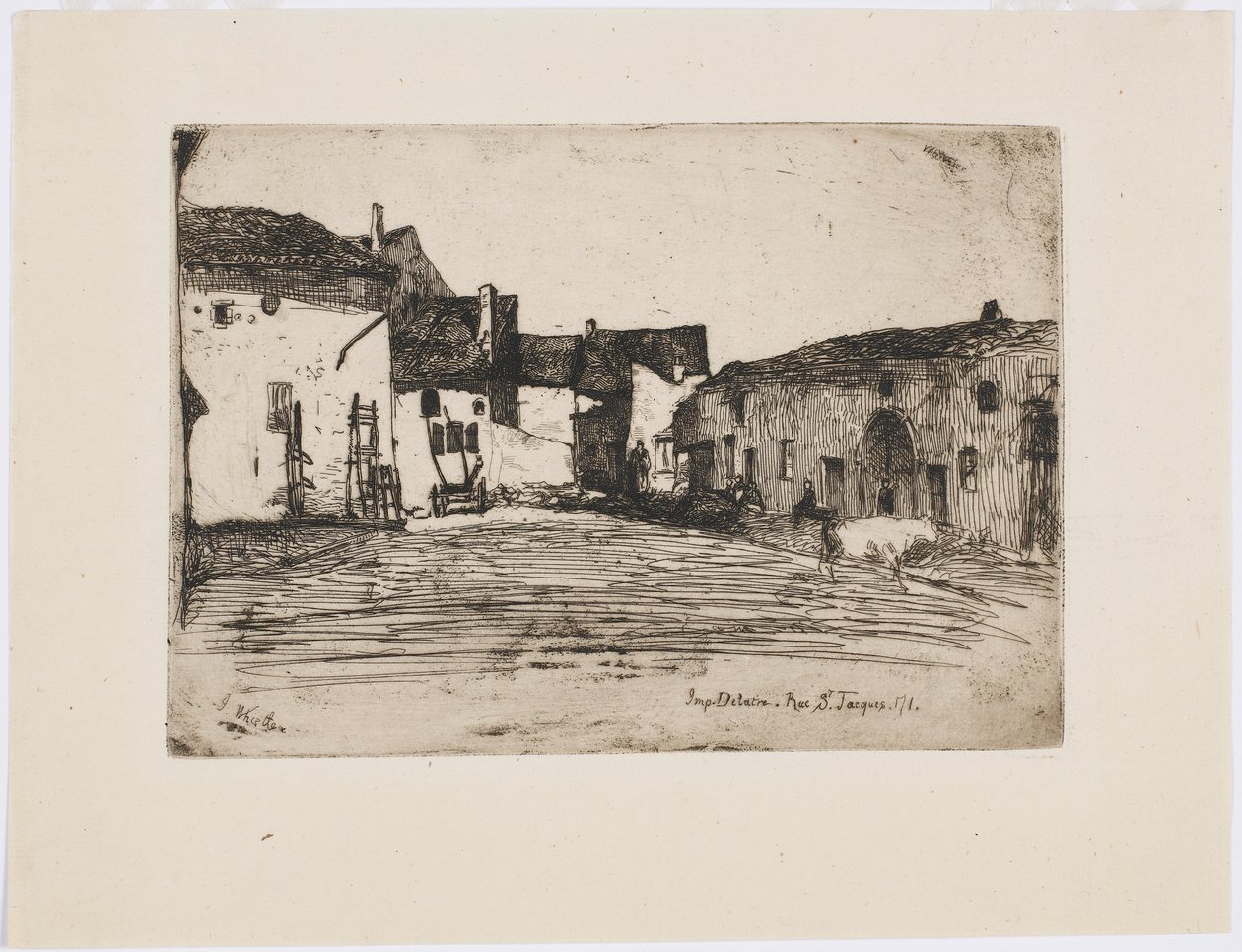 Liverdun door James Abbott McNeill Whistler