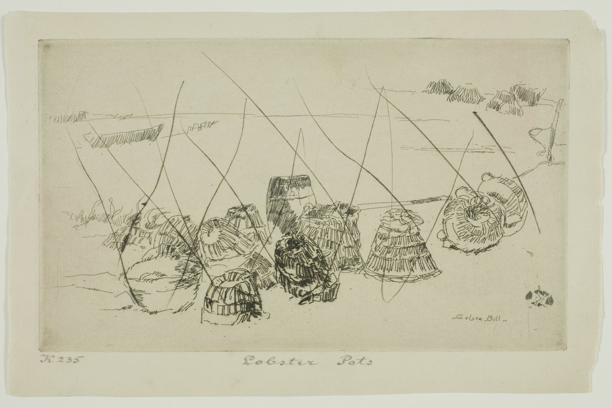 Kreeftenpotten - Selsea Bill door James Abbott McNeill Whistler